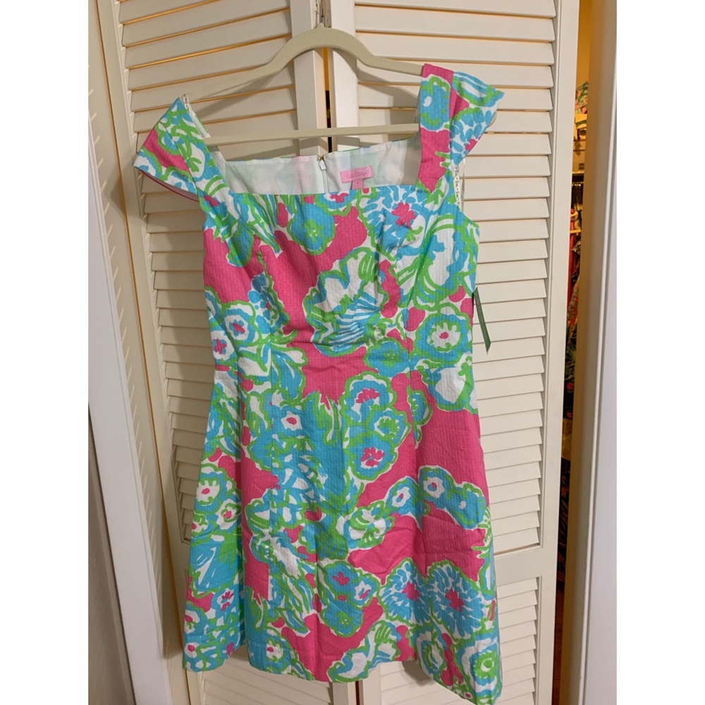 Lilly Pulitzer York Dress Pink A Delicacy - Picture 1 of 3